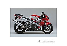 Decals for Yamaha YZF R6 1999 - White • Yamaha OEM Decals