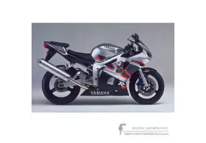 Decals for Yamaha YZF R6 1999 - Silver • Yamaha OEM Decals
