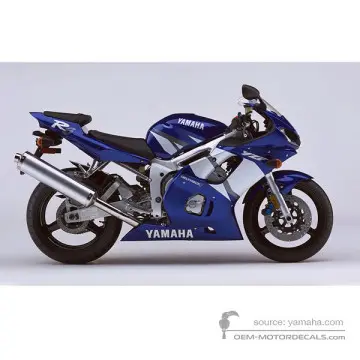 Yamaha YZF R6 2002 - Niebieski - Deep Purplish Blue Metallic C