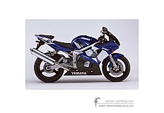 Decals for Yamaha YZF R6 2002 - Blue • Yamaha OEM Decals