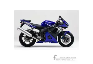 Aufkleber für Yamaha YZF R6 2003 - Blau • Yamaha OEM-Aufkleber