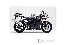 Aufkleber für Yamaha YZF R6 2003 - Silber • Yamaha OEM-Aufkleber