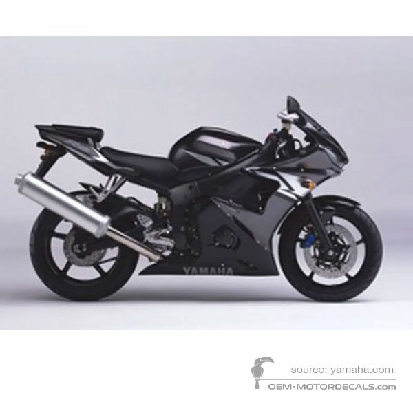 Decals for Yamaha YZF R6 2004 - Gray • Yamaha OEM Decals