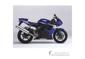 Naklejki do Yamaha YZF R6 2004 - Niebieski • Yamaha Naklejki OEM