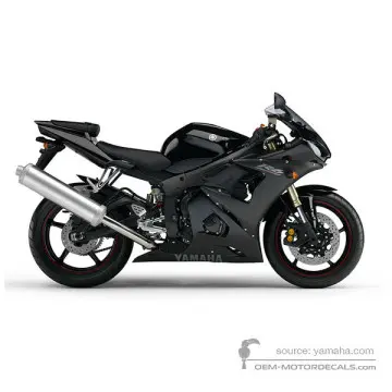 Yamaha YZF R6 2005 - Zwart - Black Metallic X