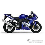 Yamaha YZF R6 2005 - Blau