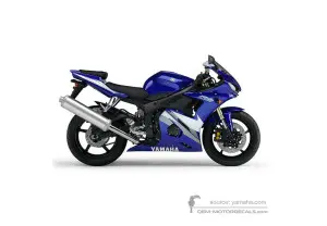 Naklejki do Yamaha YZF R6 2005 - Niebieski • Yamaha Naklejki OEM