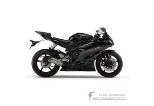Aufkleber für Yamaha YZF R6 2006 - Schwarz • Yamaha OEM-Aufkleber