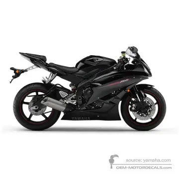 Yamaha YZF R6 2006 - Zwart - Black Metallic X