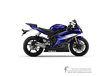 Aufkleber für Yamaha YZF R6 2006 - Blau • Yamaha OEM-Aufkleber