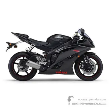 Yamaha YZF R6 2008 - Szary - Dark Gray Metallic G