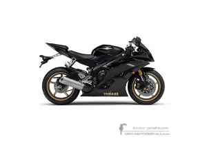 Aufkleber für Yamaha YZF R6 2009 - Schwarz • Yamaha OEM-Aufkleber
