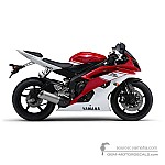 Yamaha YZF R6 2009 - Rood