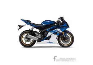 Adesivi per Yamaha YZF R6 2010 - Blu • Yamaha Adesivi OEM