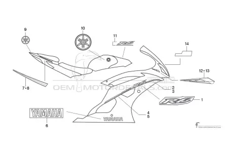 Yamaha YZF R6 2013 - Blu