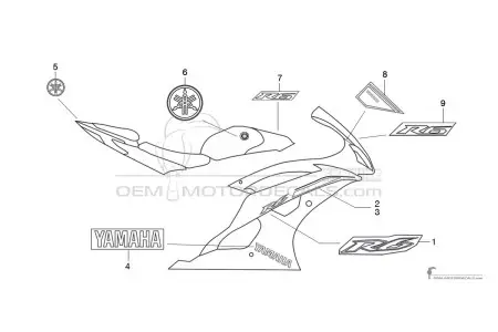 Yamaha YZF R6 2014 - Weiss