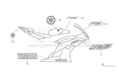 Yamaha YZF R6 2012 - Gray