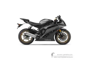 Naklejki do Yamaha YZF R6 2016 - Szary • Yamaha Naklejki OEM
