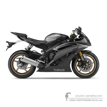 Yamaha YZF R6 2016 - Szary - Mat Gray Metallic 3