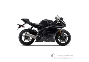 Stickers voor Yamaha YZF R6 2017 - Grijs • Yamaha OEM Stickers