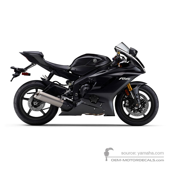 Aufkleber für Yamaha YZF R6 2017 - Grau • Yamaha OEM-Aufkleber