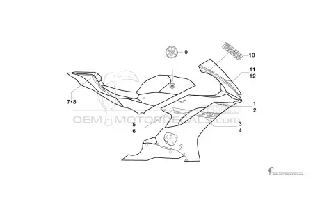 Yamaha YZF R6 2017 - Blu