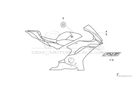 Yamaha YZF R6 2017 - Gray