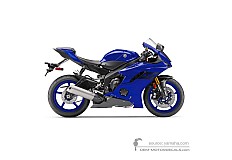 Decals for Yamaha YZF R6 2018 - Blue • Yamaha OEM Decals