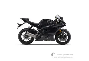 Autocollants pour Yamaha YZF R6 2018 - Gris • Yamaha Autocollants OEM