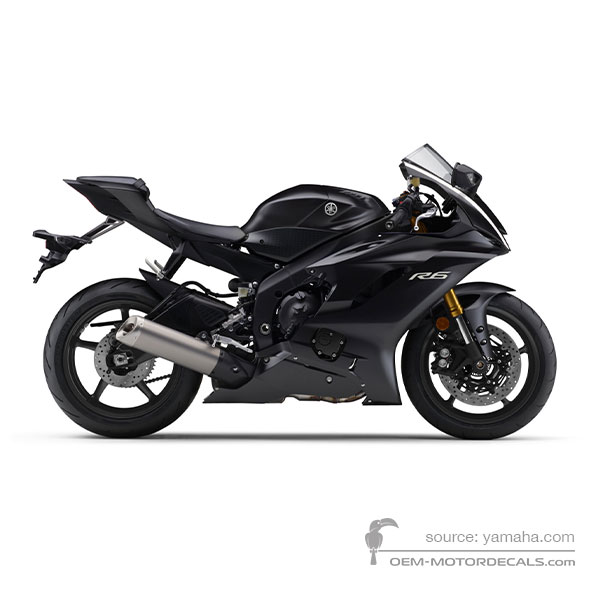 Aufkleber für Yamaha YZF R6 2019 - Grau • Yamaha OEM-Aufkleber