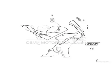 Yamaha YZF R6 2019 - Gris