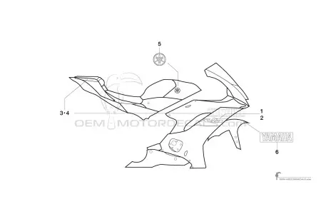 Yamaha YZF R6 2020 - Blauw