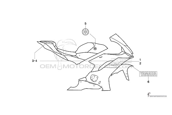 Yamaha YZF R6 2020 - Blu