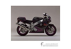 Stickers voor Yamaha YZF750R 1993 - Donkergrijs • Yamaha OEM Stickers