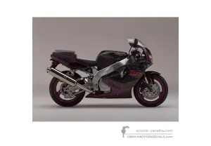 Aufkleber für Yamaha YZF750R 1993 - Dunkelgrau • Yamaha OEM-Aufkleber