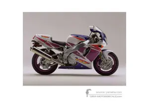Stickers voor Yamaha YZF750R 1994 - Wit • Yamaha OEM Stickers