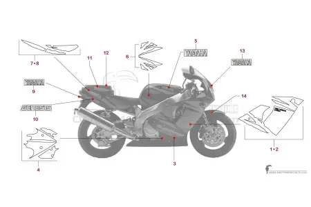 Yamaha YZF750R 1994 - Dunkelgrau
