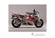 Aufkleber für Yamaha YZF750R 1995 - Weiss • Yamaha OEM-Aufkleber