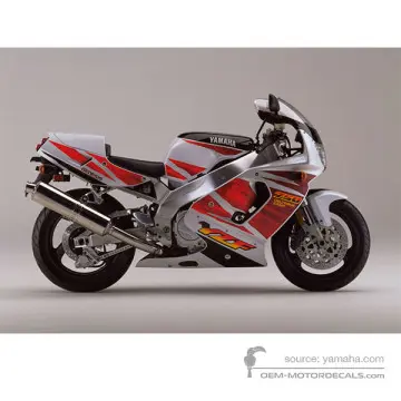 Yamaha YZF750R 1995 - Biały - Bluish White Cocktail 1