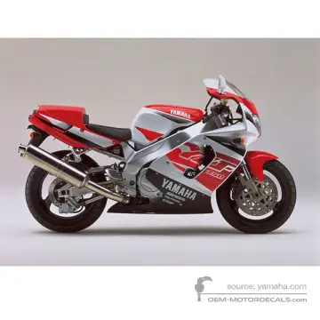 Yamaha YZF750R 1996 - Biały - Bluish White Cocktail 1