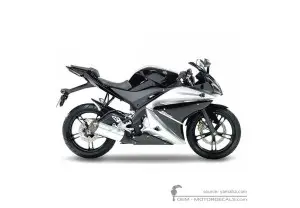 Aufkleber für Yamaha YZF-R125 2008 • Yamaha OEM-Aufkleber