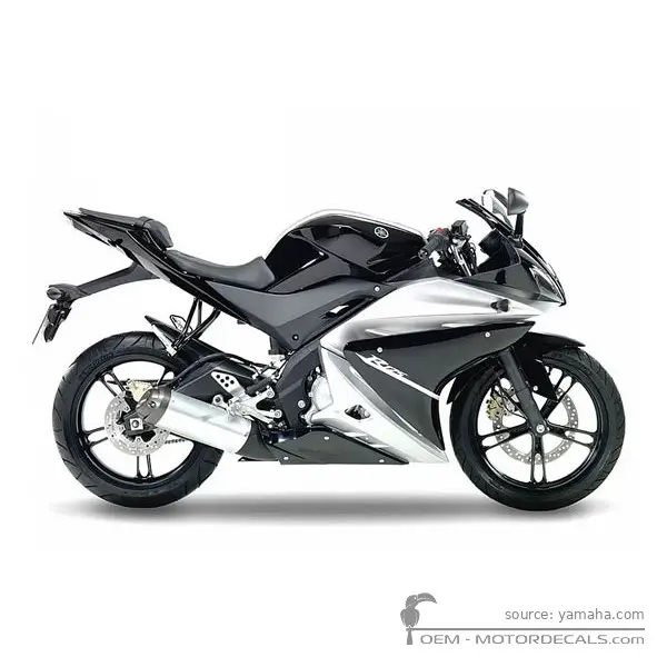 Yamaha YZF-R125 2008 - Black Metallic X