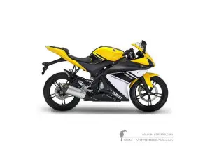 Aufkleber für Yamaha YZF-R125 2008 • Yamaha OEM-Aufkleber