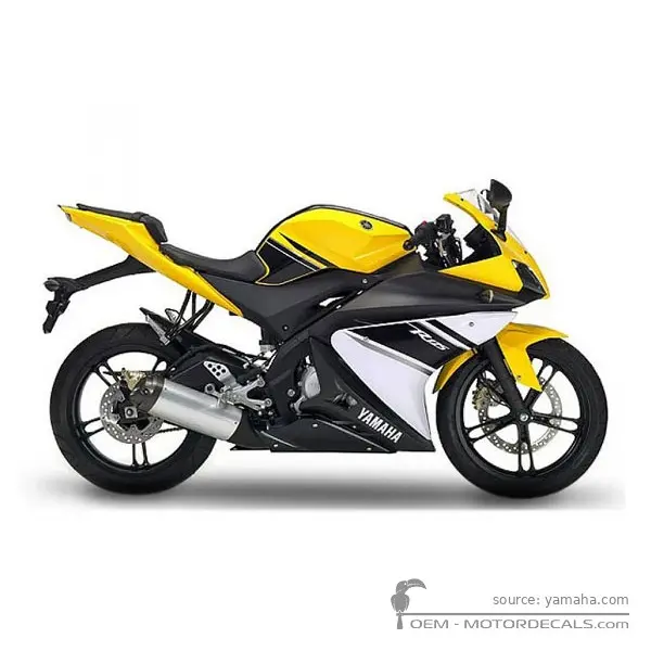 Yamaha YZF-R125 2008 - Competition Yellow
