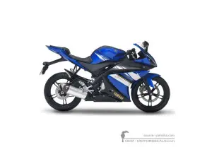 Aufkleber für Yamaha YZF-R125 2008 • Yamaha OEM-Aufkleber