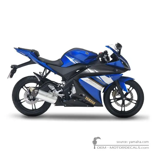Yamaha YZF-R125 2008 - Vivid Purplish Blue Candy 3