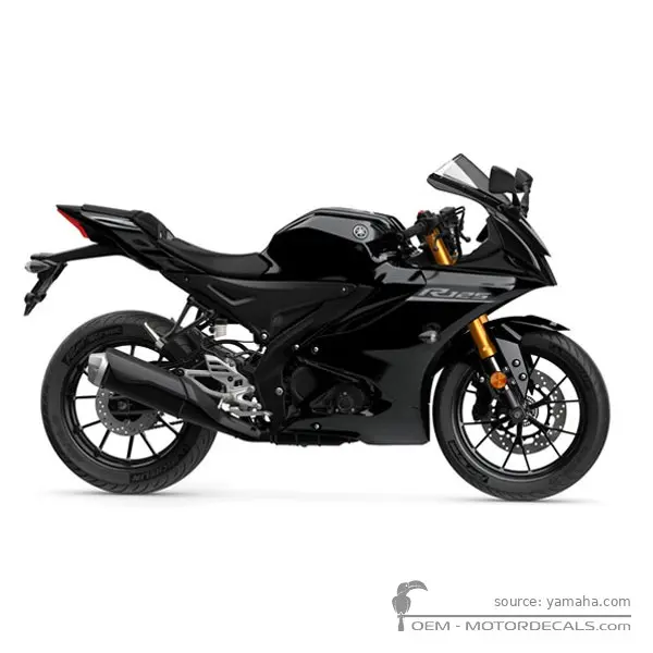 Yamaha YZF-R125 2026 - Black Metallic X