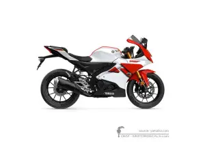 Autocollants pour Yamaha YZF-R125 Anniversary 2026 • Yamaha Autocollants OEM