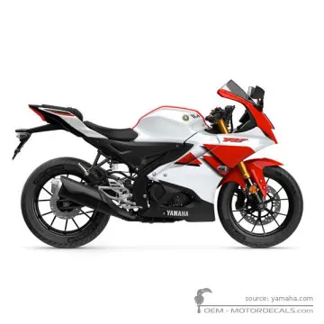 Yamaha YZF-R125 Anniversary 2026 - Bluish White Cocktail 1