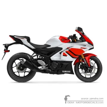 Yamaha YZF-R3 Anniversary 2026 - Bluish White Cocktail 1